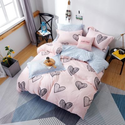 Комплект спално бельо от 4 части А0387