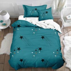 Единичен комплект спално бельо с ластик - Т001