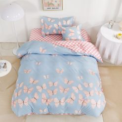 Единичен комплект спално бельо с ластик - Т102