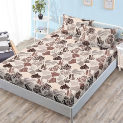 Долен чаршаф с ластик и 2бр. калъфки - 3L013