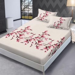 Долен чаршаф с ластик и 2бр. калъфки - 3L014