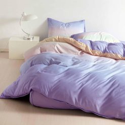 Комплект спално бельо от 4 части с ластик E085