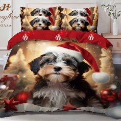 Коледен комплект спално бельо от 6 части Q2030