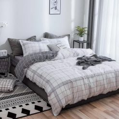 Комплект спално бельо от 4 части с ластик E118