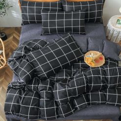 Единичен комплект спално бельо с ластик - YE003