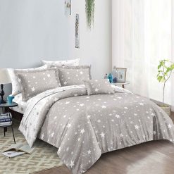 Единичен комплект спално бельо с ластик - YE023