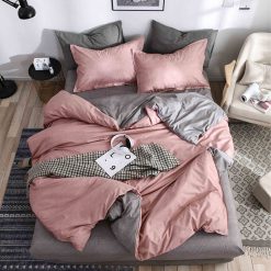 Единичен комплект спално бельо с ластик - YE025