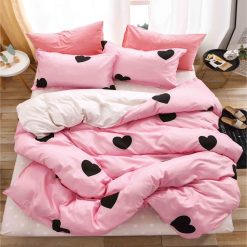 Единичен комплект спално бельо с ластик - YE032