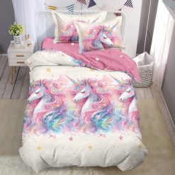 Единичен комплект спално бельо с ластик - T60-001