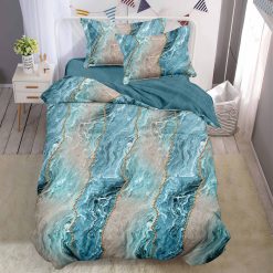 Единичен комплект спално бельо с ластик - T60-012