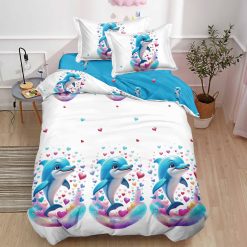 Единичен комплект спално бельо с ластик - T60-006