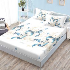 Долен чаршаф с ластик и 2бр. калъфки - 3L093