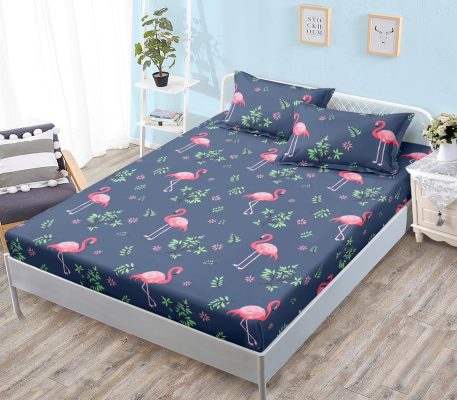 Долен чаршаф с ластик и 2бр. калъфки - 3J-028