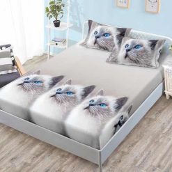 Долен чаршаф с ластик и 2бр. калъфки - 3L137