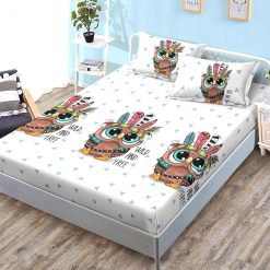 Долен чаршаф с ластик и 2бр. калъфки - 3L142