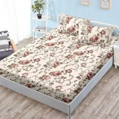 Долен чаршаф с ластик и 2бр. калъфки - 3L126