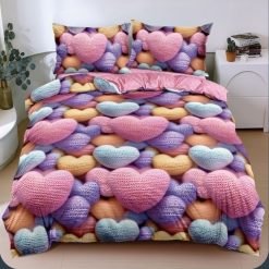 Комплект спално бельо от 4 части с ластик E141