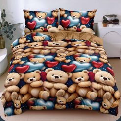 Комплект спално бельо от 4 части А0693
