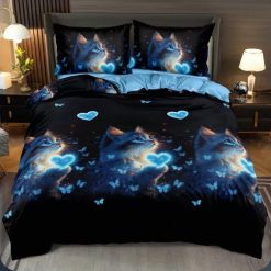 Комплект спално бельо от 4 части с ластик E157