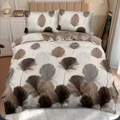 Комплект спално бельо от 4 части с ластик E174