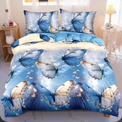 Комплект спално бельо от 4 части с ластик E164