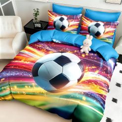 Комплект 5D спално бельо от 6 части с ластик  - 5D006